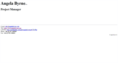 Desktop Screenshot of angelabyrne.com