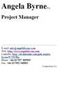 Mobile Screenshot of angelabyrne.com